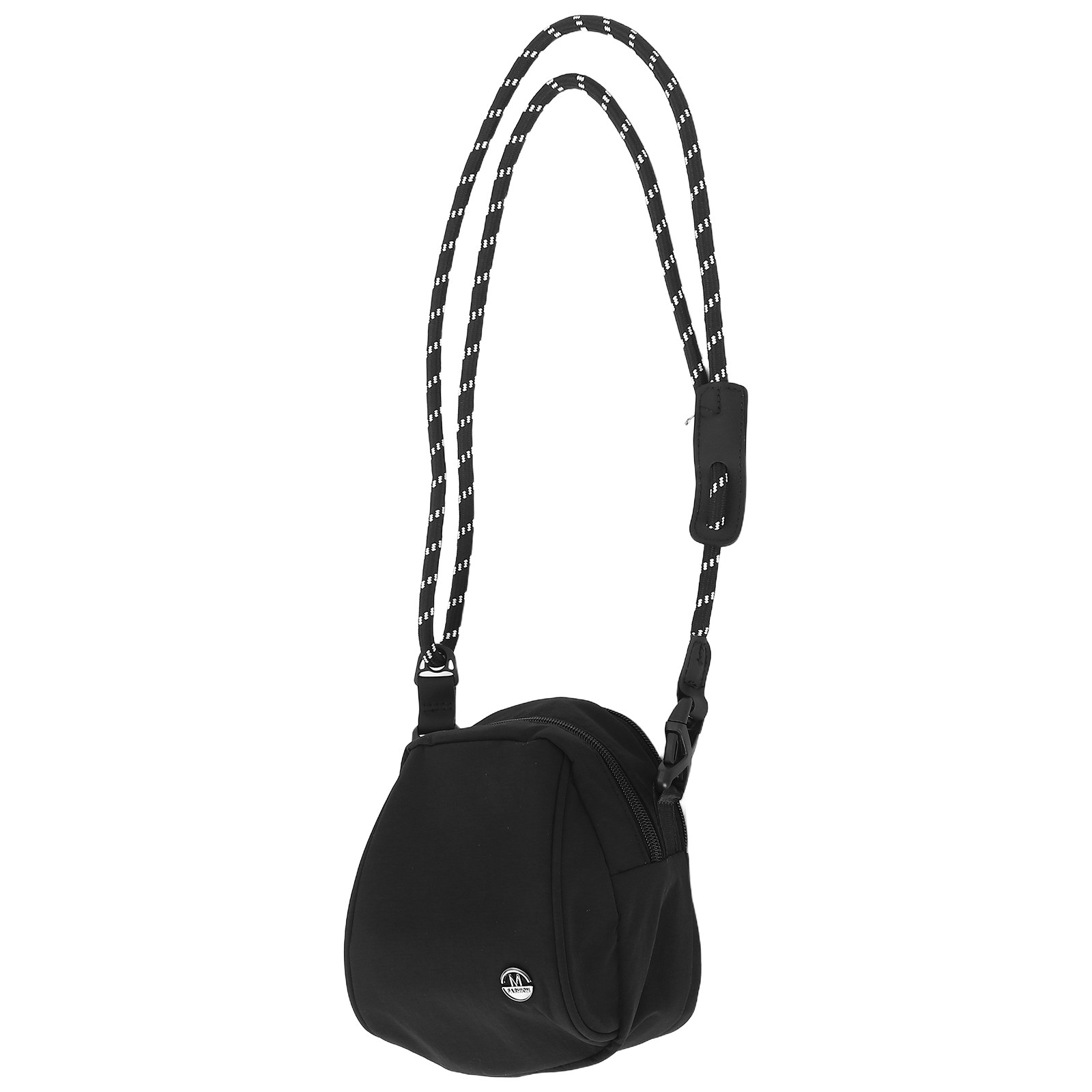 Mini Backpack Purse - Lichtgewicht zwarte schoudertas, crossbody tas, unisex
