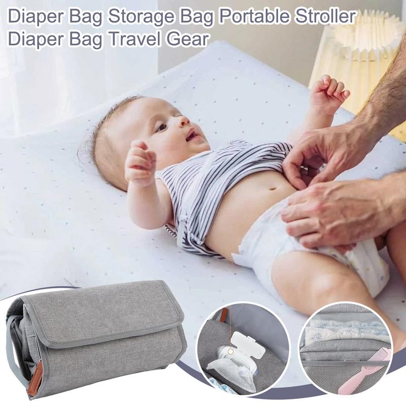 Backpack Diaper Bag - Klein luiertasje Opvouwbare draagbare kinderkamer opbergtas