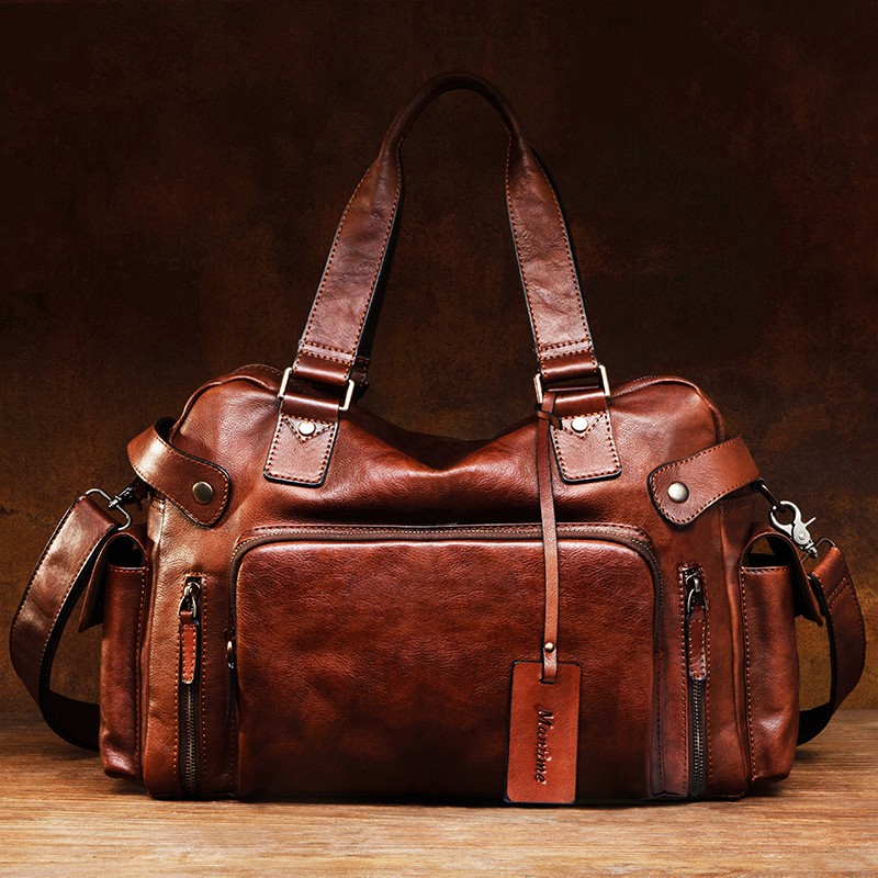Vintage plantaardig gelooid le - Leather Backpack Vintage recensie en prijs